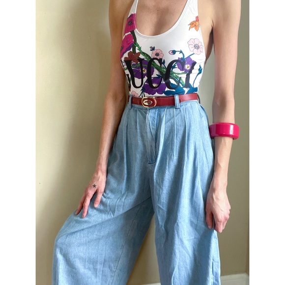 shop lcd Denim - NWT shop lcd pleated denim trousers